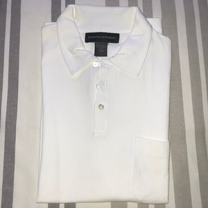 Banana Republic White Polo